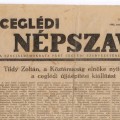 Mi történt Cegléden, 1946.szeptember 1-én, vasárnap?