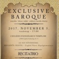 EXCLUSIVE BAROQUE - barokk zene, díszes ruhák, exkluzív barokk élmény