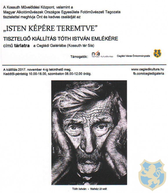 Tisztelgő kiállítás Tóth István emlékére