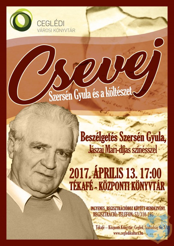 CSEVEJ - Szersén Gyula és a költészet