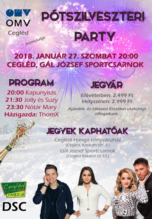 Pótszilveszter a városi sportcsarnokban Pótszilveszter a városi sportcsarnokban