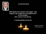 Elhunyt Magasitz Lajos, Szigetbecse volt polgármestere Elhunyt Magasitz Lajos, Szigetbecse volt polgármestere