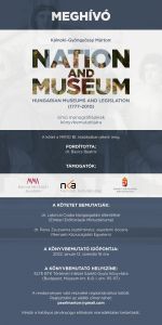 Nation and Museum - könyvbemutató Nation and Museum - könyvbemutató