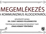 Megemlékezés a kommunizmus áldozatairól