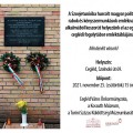 Fogolytábor emléktábla koszorúzás Fogolytábor emléktábla koszorúzás