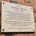 Emléktábla Szondy István emlékére