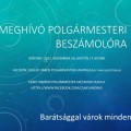 Meghívó polgármesteri beszámolóra