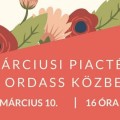 Márciusi piactér az Ordass közben