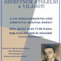 Szeretném átölelni a világot! Szeretném átölelni a világot!
