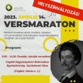 Versmaraton - Helyszínváltozás Versmaraton - Helyszínváltozás