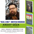 Arday Géza irodalomtörténész előadása Arday Géza irodalomtörténész előadása