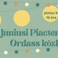 Júniusi Piactér az Ordass közben