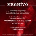 Koszorúzás a bombatámadás áldozatainak emlékére