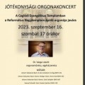 Jótékonysági orgonakoncert