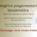 Meghívó polgármesteri beszámolóra