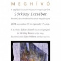 Sárközy Erzsébet emlékkiállítás