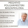 Meghívó polgármesteri beszámolóra