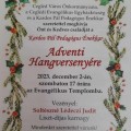 Kardos Pál Pedagógus Énekkar adventi hangverseny