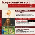 Képzőművészeti programajánló Képzőművészeti programajánló