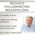 Meghívó polgármesteri beszámolóra