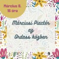 Márciusi piactér az Ordass-közben