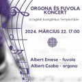 Orgona és fuvola koncert