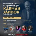 Emléktábla avatás és emlékkoncert