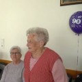 90. születésnapján köszöntötték Ilonka nénit