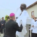 A száz éve vértanúhalált halt Kósa József és Hornyik Károly szobrát avatták fel Jászkarajenőn