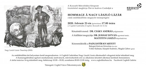 Hommage Á Nagy László Lázár