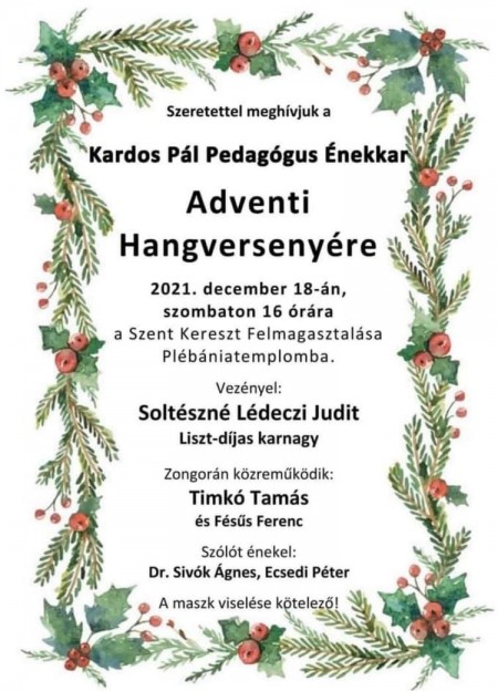 Kardos Pál Pedagógus Énekkar hangversenye