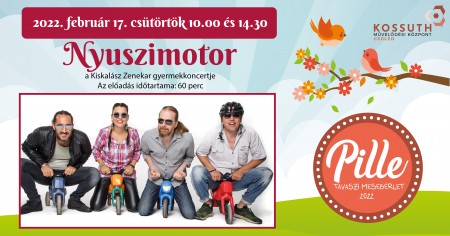 Nyuszimotor gyerekkoncert