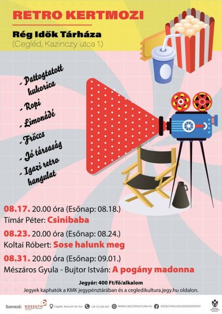 Retro Kertmozi (Részletes program)