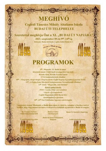 XI. Budai út Napja