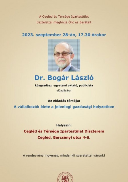 Dr. Bogár László előadás