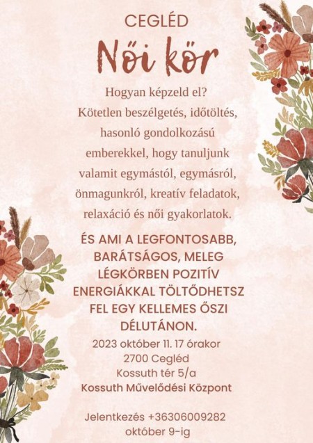 Cegléd női kör