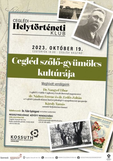 Cegléd szőlő-gyümölcs kultúrája