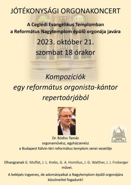 Jótékonysági orgonakoncert