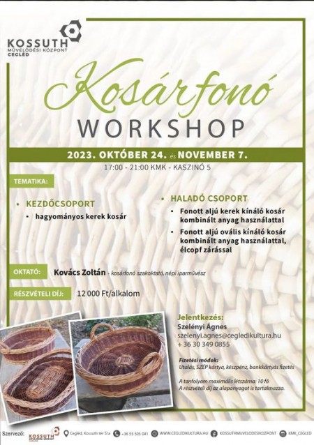 Kosárfonó workshop