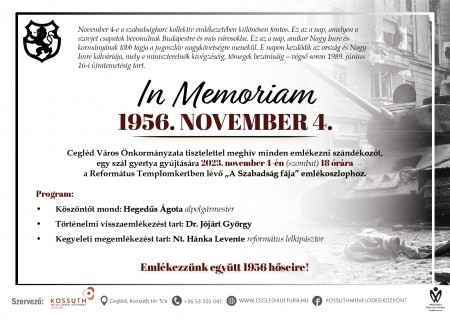 In memoriam 1956. november 4.