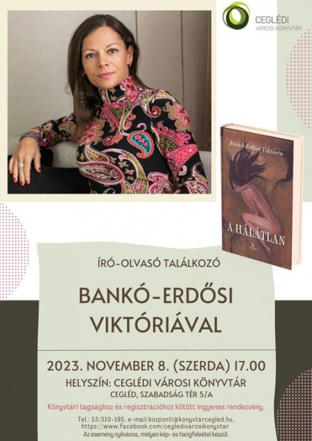 Író-olvasó találkozó Bankó-Erdősi Viktóriával