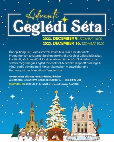Adventi ceglédi séta
