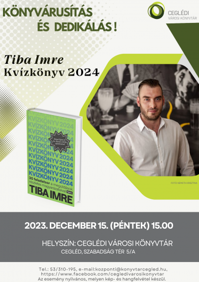 Tiba Imre könyvbemutató