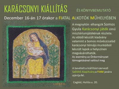 Karácsonyi kiállítás és könyvbemutató