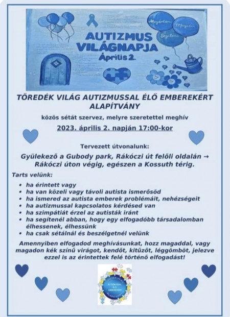 Séta az Autizmus Világnapján