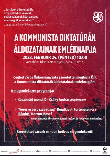 A kommunista diktatúrák áldozatainak emléknapja