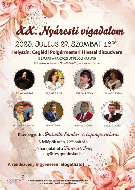 XX. Nyáresti vígadalom