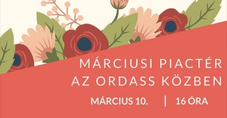 Márciusi piactér az Ordass közben