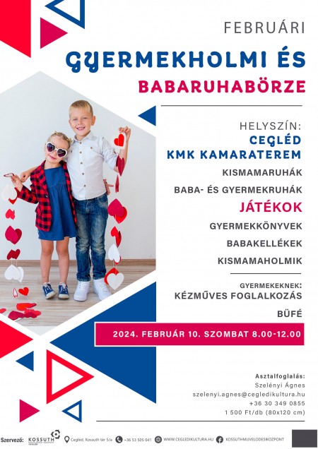 Februári gyermekholmi és babaruhabörze