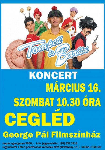 Tompeti és Barátai koncert